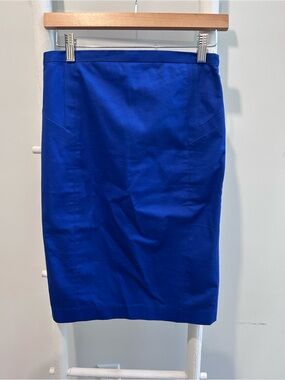 Express Cobalt Blue Pencil Skirt